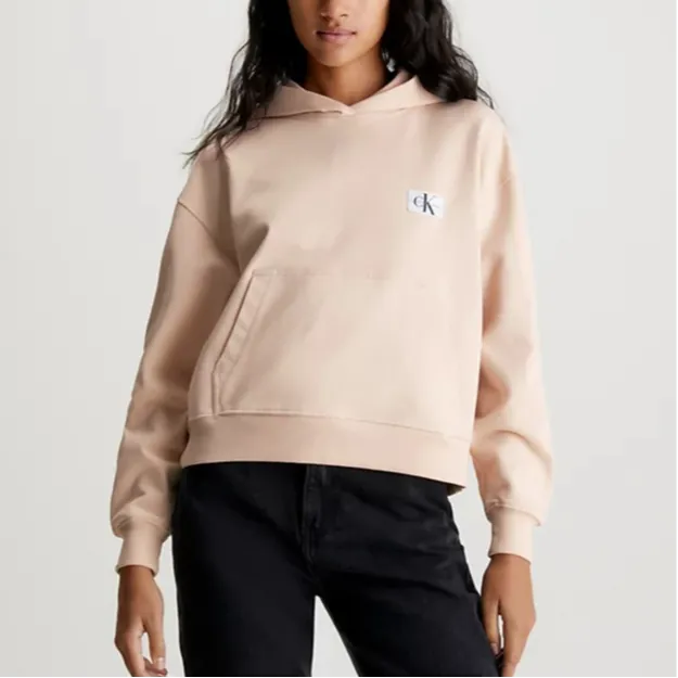 Calvin Klein Drop Shoulder Jersey Hoodie-2