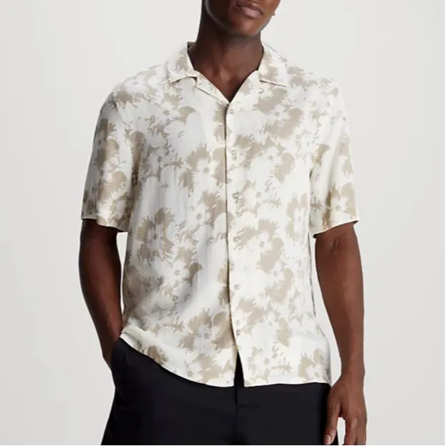 Calvin Klein Floral print Lyocell Shirt-2