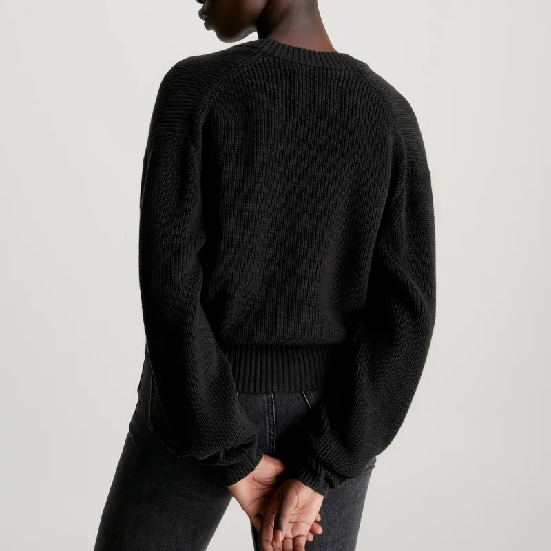 CALVIN KLEIN Knitwear Europe Version Women's Black-4