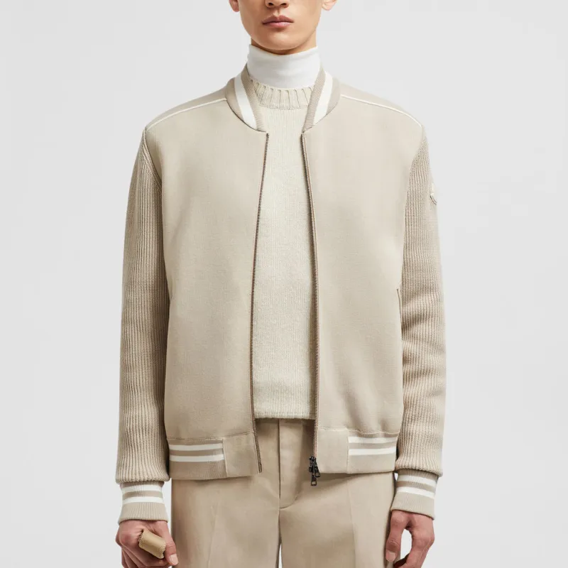 Moncler FW24 Jackets Coats Men's Light Brown-2
