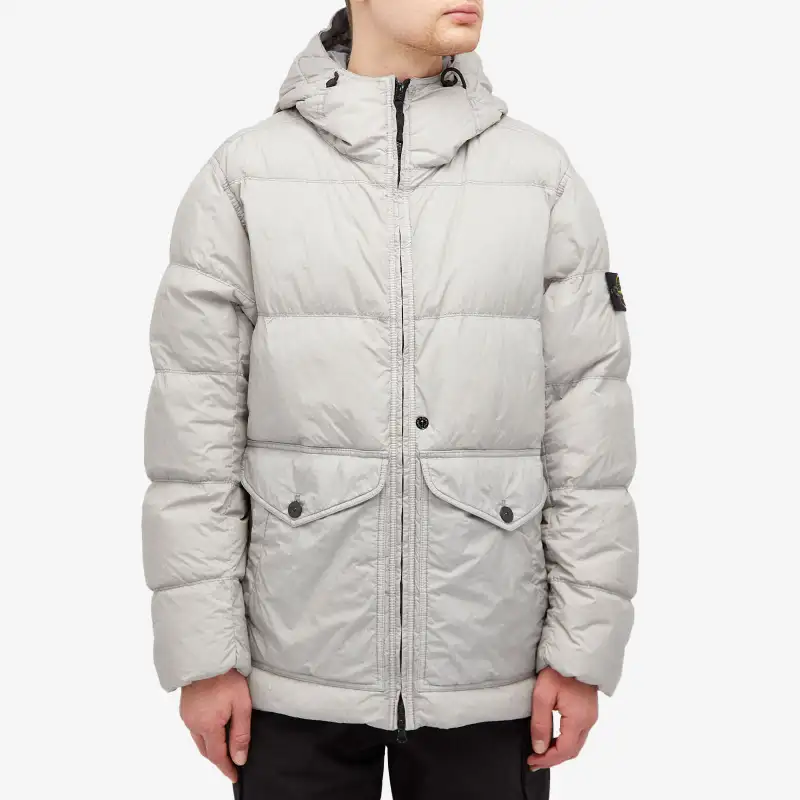STONE ISLAND Hooded Puffer Jacket-2