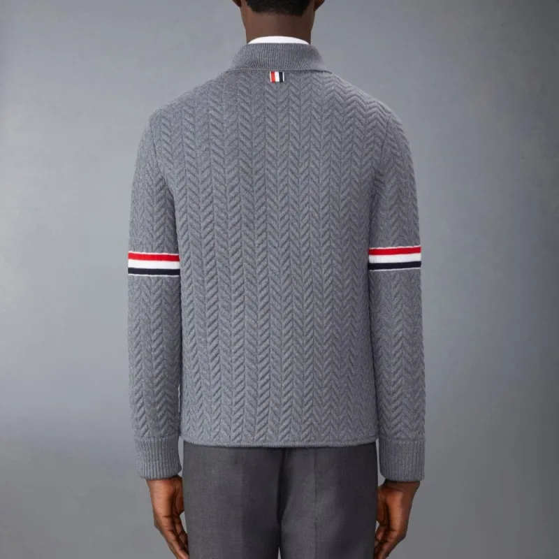 THOM BROWNE Herringbone quited Work Jacket-2