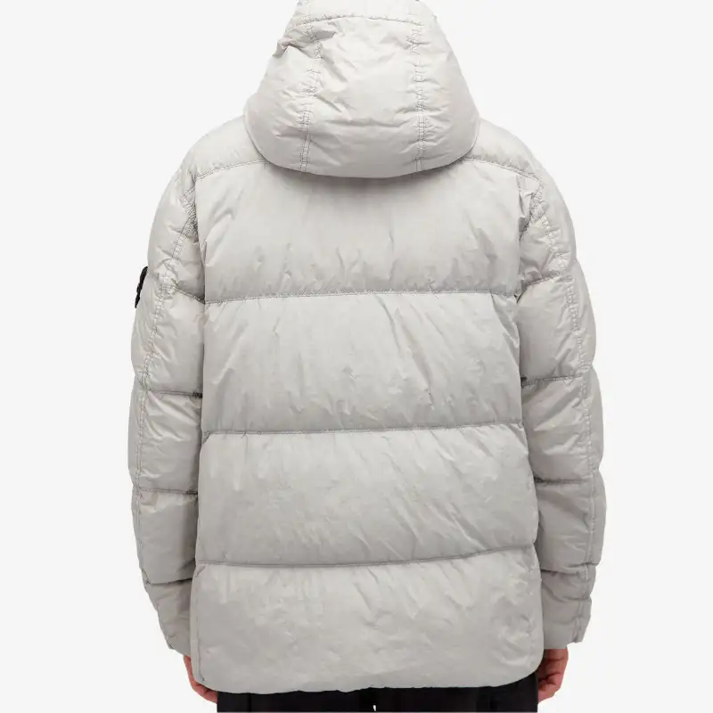 STONE ISLAND Hooded Puffer Jacket-3