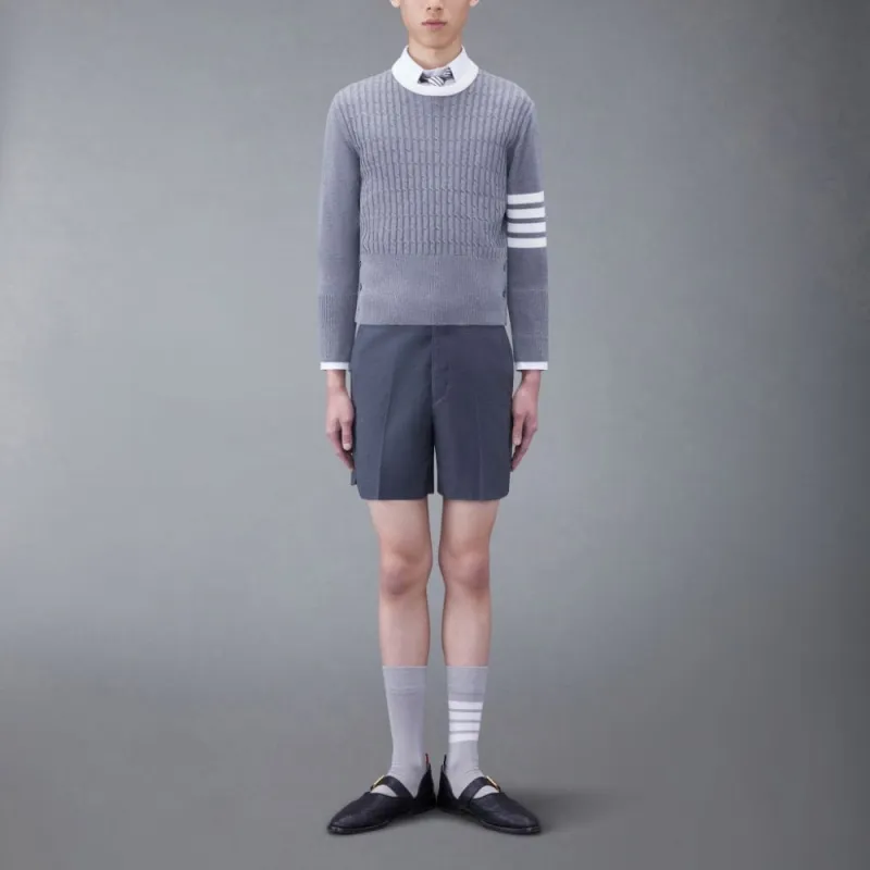 THOM BROWNE Four Bars Knitted Jumper-1