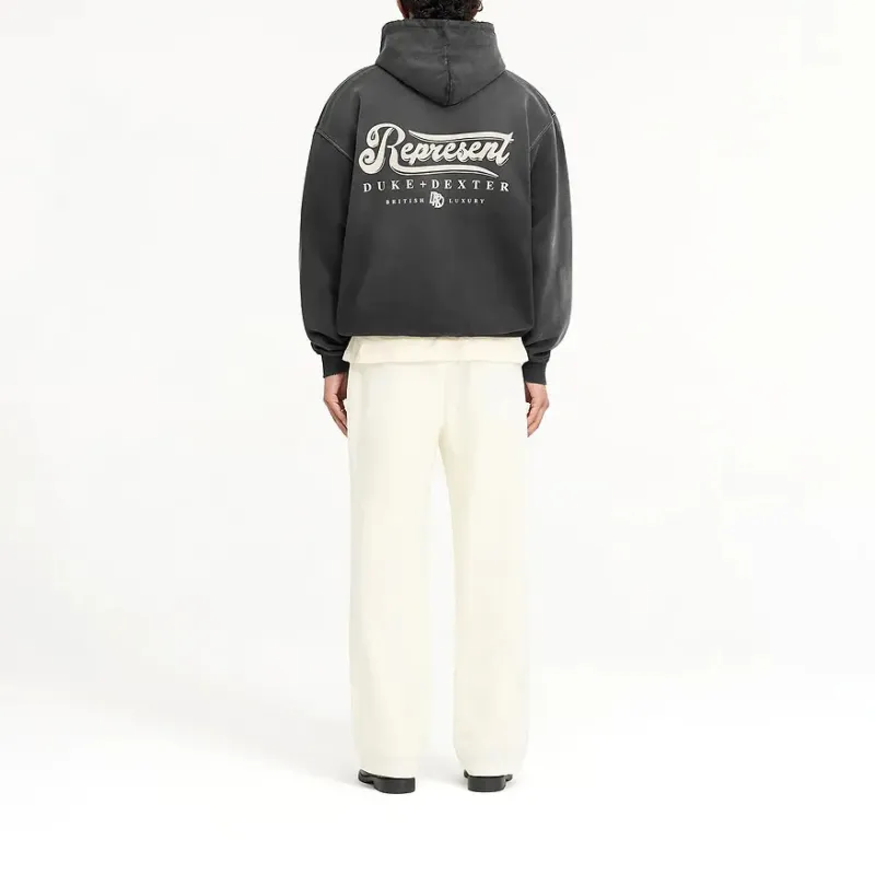 REPRESENT x DUKE DEXTER FW24 Sweatshirt Men's Dyed Black-3