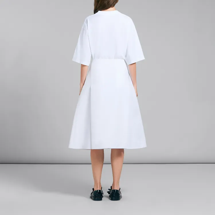 MARNI Maxi Pleated Cady Midi Skirt-2