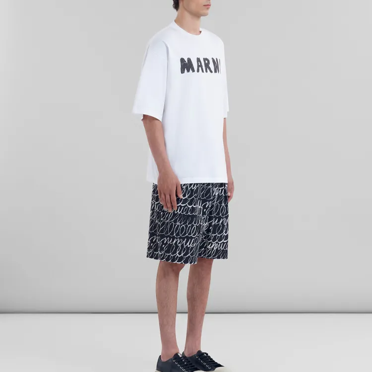 MARNI Drawstring Bermuda Pants-3