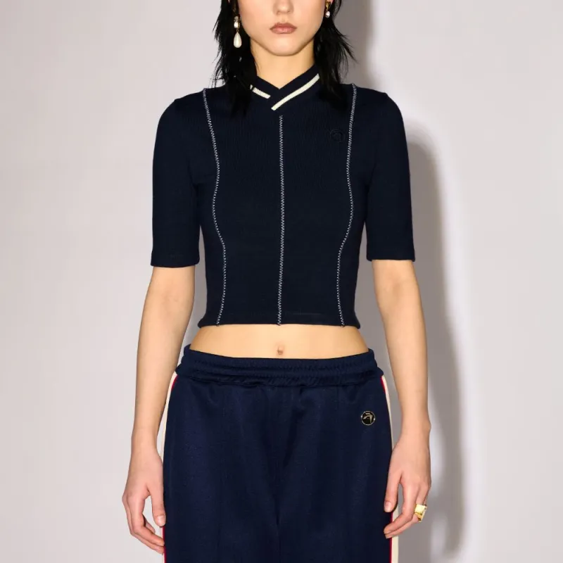 AMBUSH Contrasting Knitted Top-2