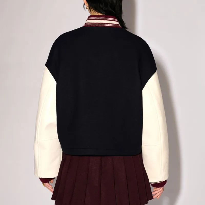 AMBUSH Cropped Varsity Jacket-3