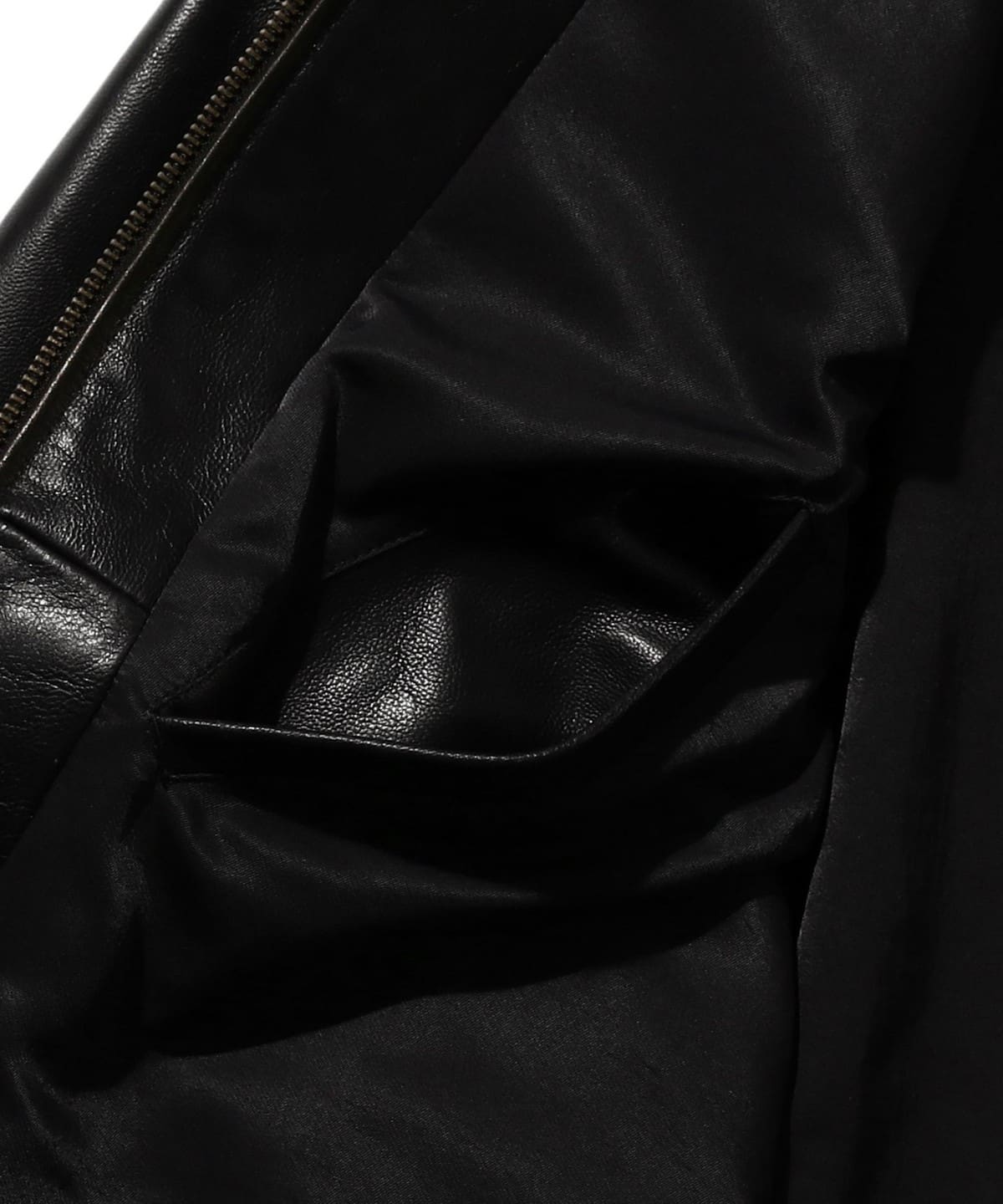Beams FUTURE ARCHIVE Series Leather Jackets Men Black - POIZON