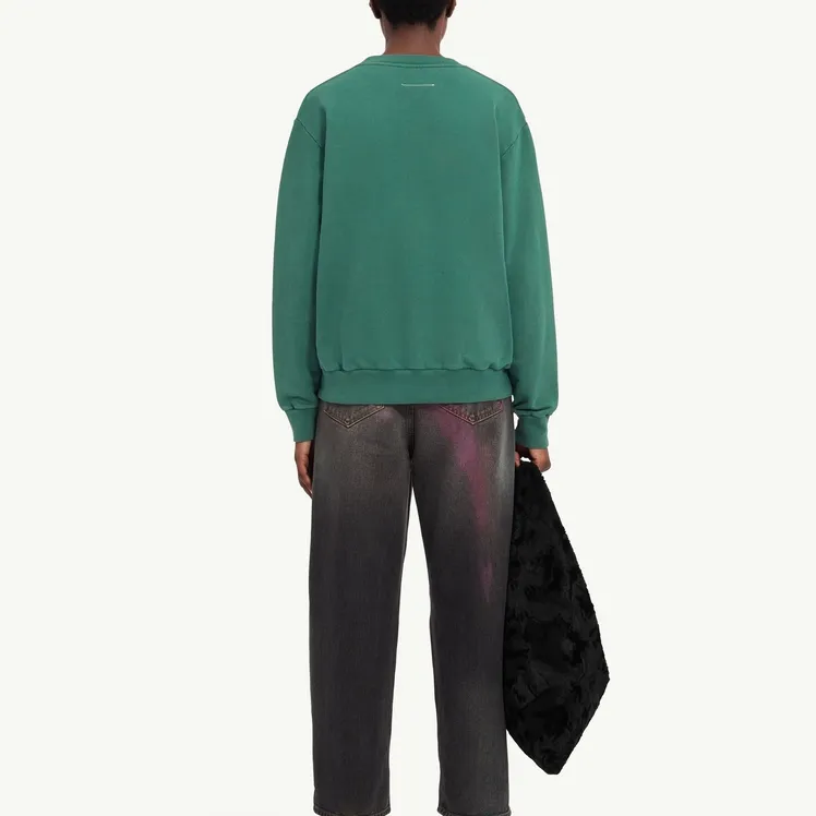 MM6 Maison Margiela FW24 Sweatshirt Women's Green-3