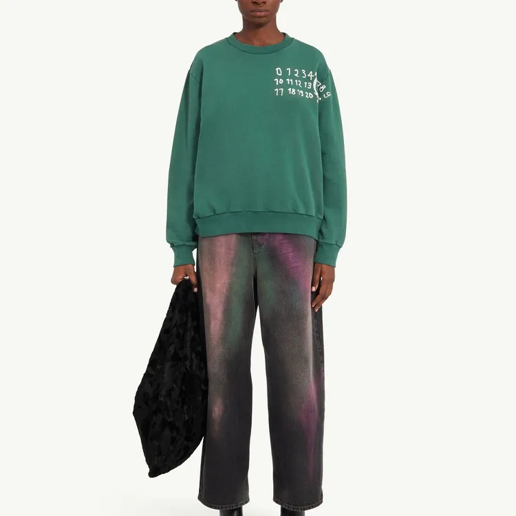 MM6 Maison Margiela FW24 Sweatshirt Women's Green-1
