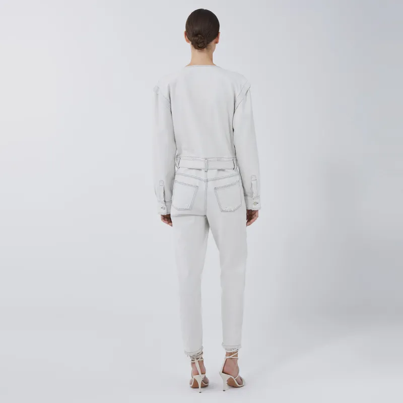 IRO NIGHT Jumpsuit Women's Washed White-0