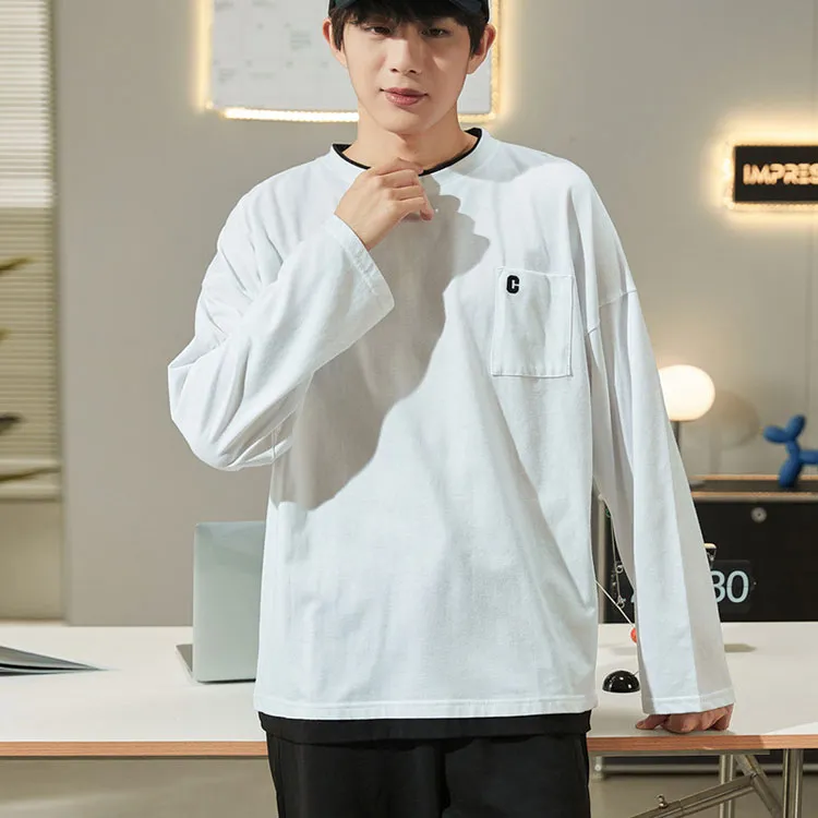 Tonlion T Shirt Men's Raw White-2
