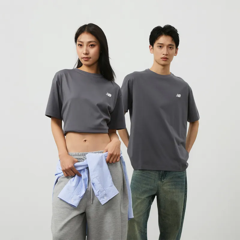 New Balance T Shirt Unisex Charcoal Gray-5