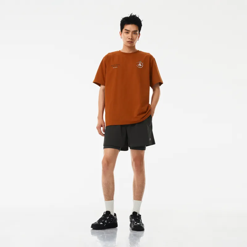 New Balance SS24 T Shirt Unisex Orange-5