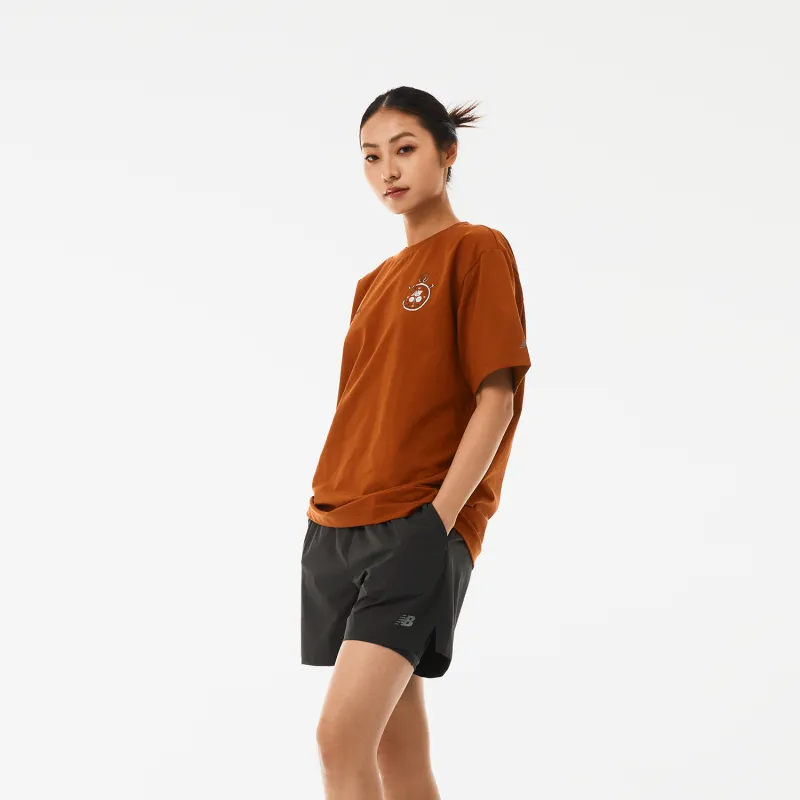 New Balance SS24 T Shirt Unisex Orange-4