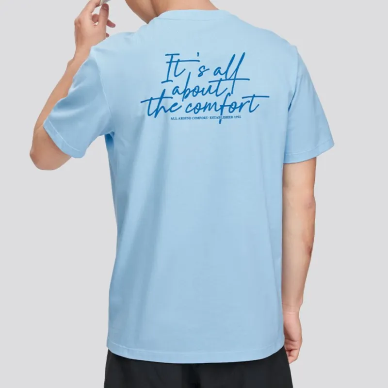 Skechers SS24 T Shirt Unisex Sky Blue-4