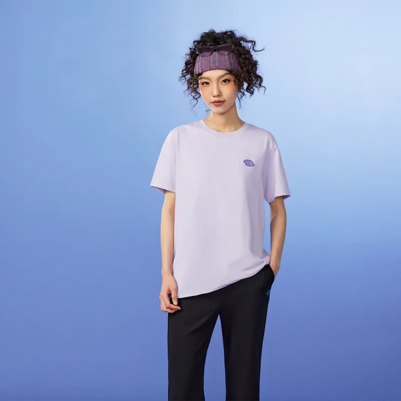 Skechers T Shirt Unisex Orchid Purple-5