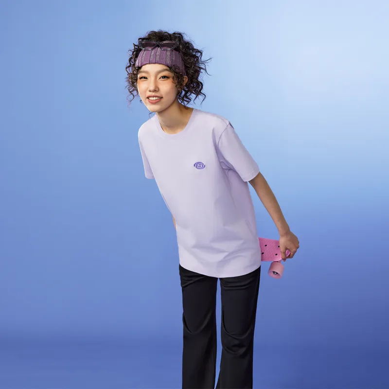 Skechers T Shirt Unisex Orchid Purple-3