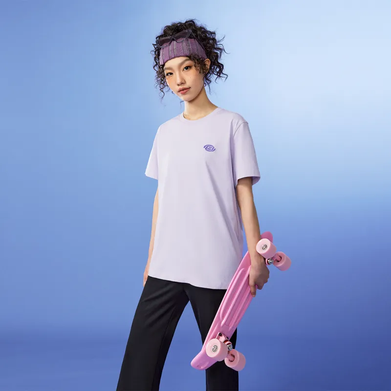 Skechers T Shirt Unisex Orchid Purple-2