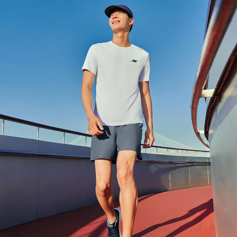 Skechers Casual Shorts Men's Shadow Gray-3