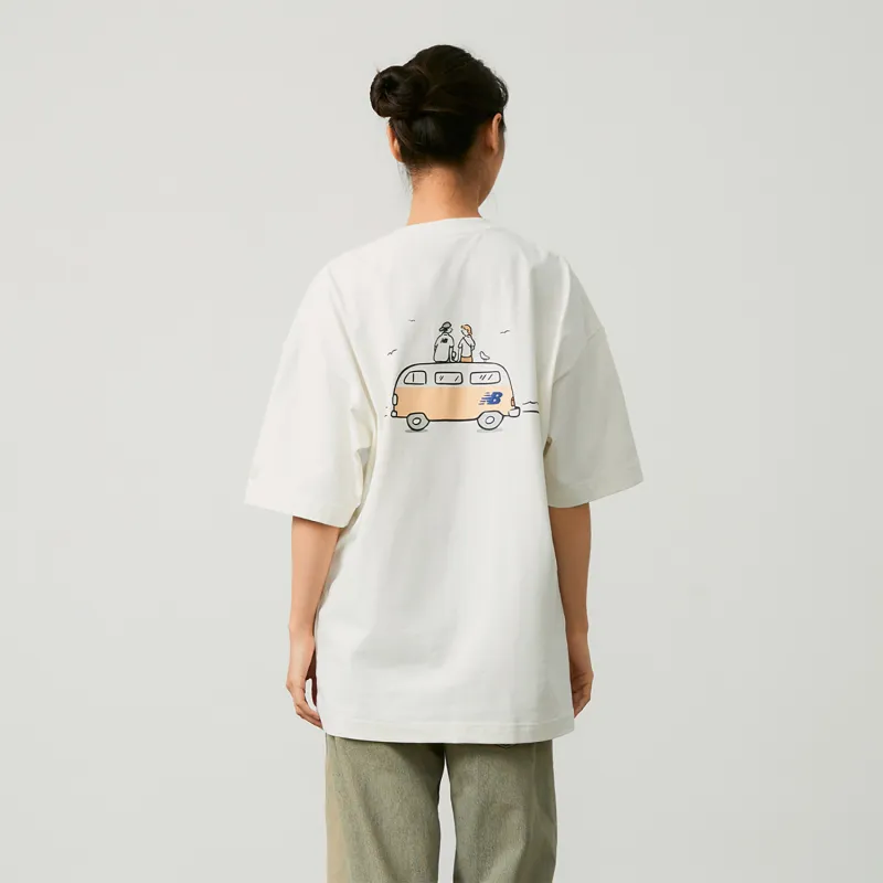 New Balance x PK SHEJISHILIANMINGKUAN T Shirt Unisex White-6