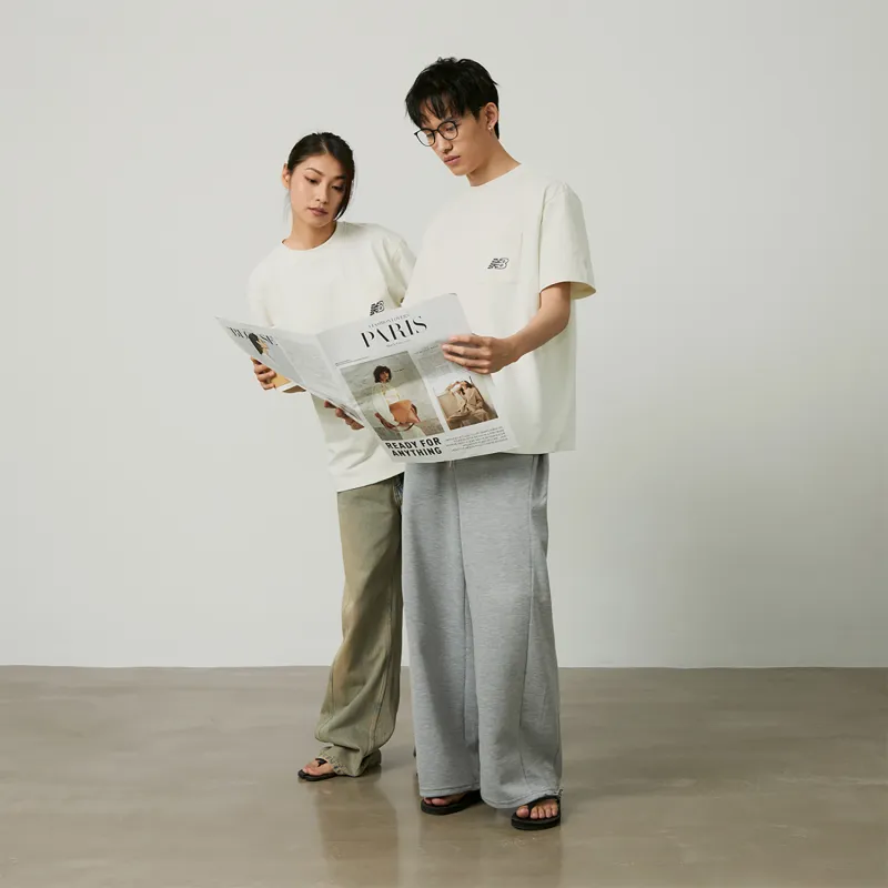 New Balance NB Short Sleeved Unisex White-5