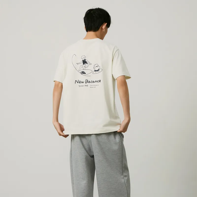 New Balance NB Short Sleeved Unisex White-6