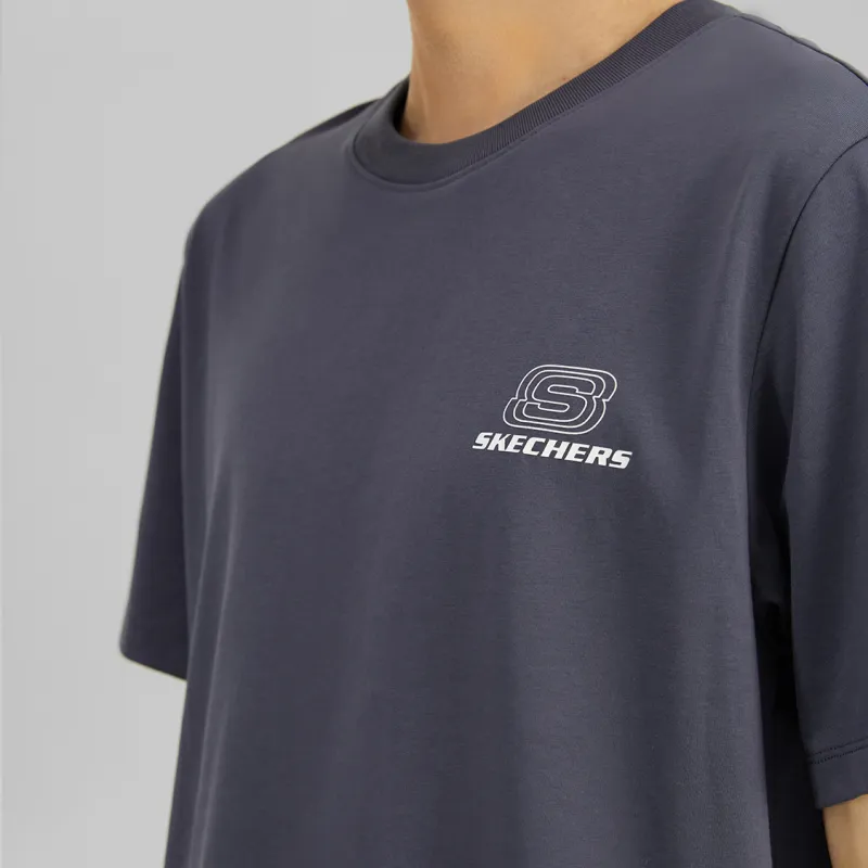 Skechers T Shirt Unisex Odyssey Gray-5
