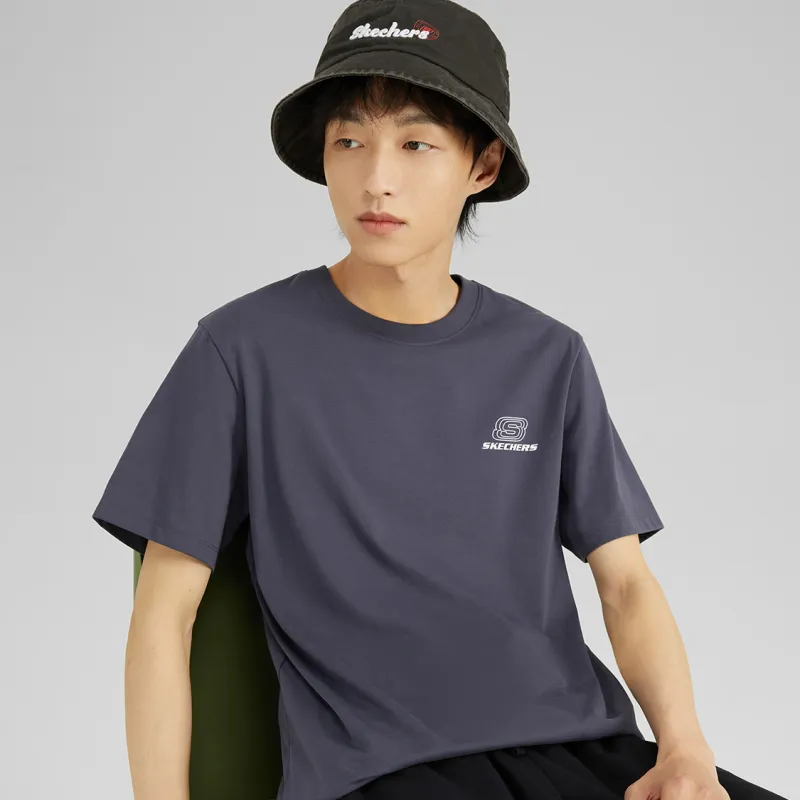 Skechers T Shirt Unisex Odyssey Gray-4