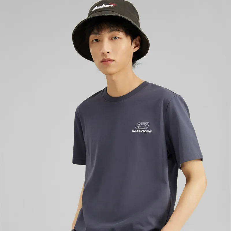 Skechers T Shirt Unisex Odyssey Gray-3