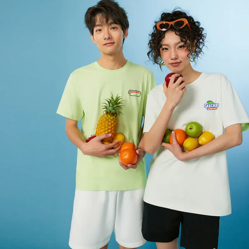 Skechers T Shirt Unisex Light Green-4