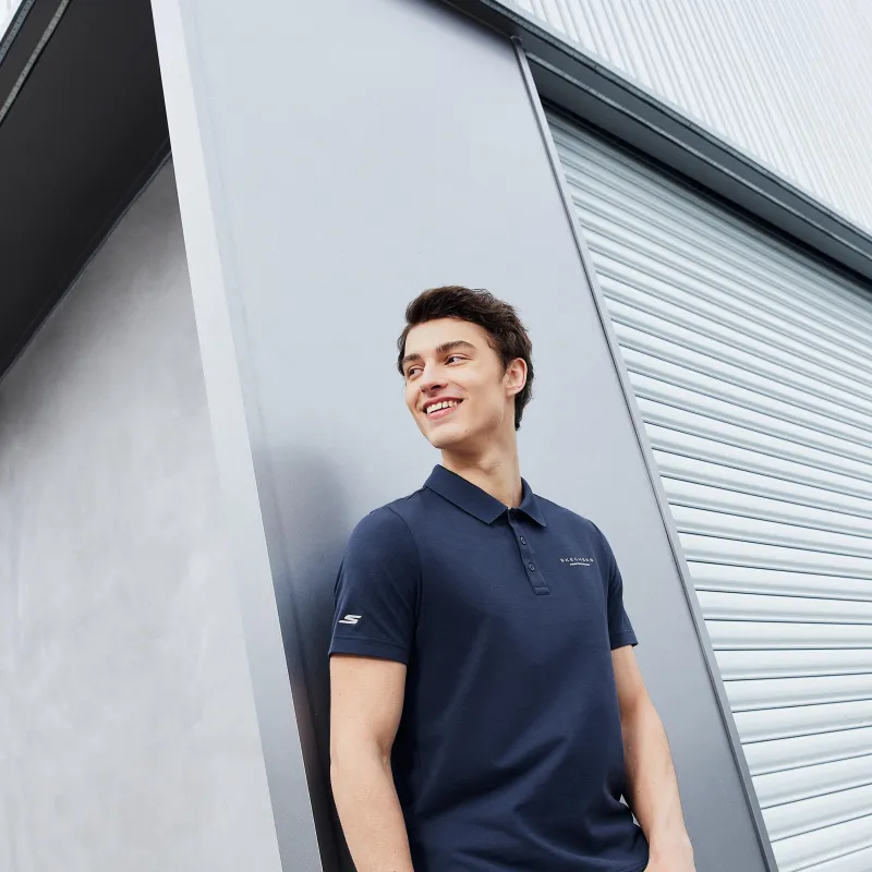 Skechers Polo Shirt Men's Academy Navy-5