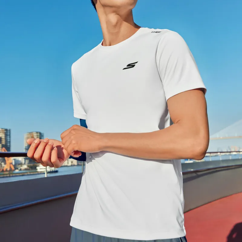Skechers Comfort Technology Series T-Shirt Men's Bright White-3