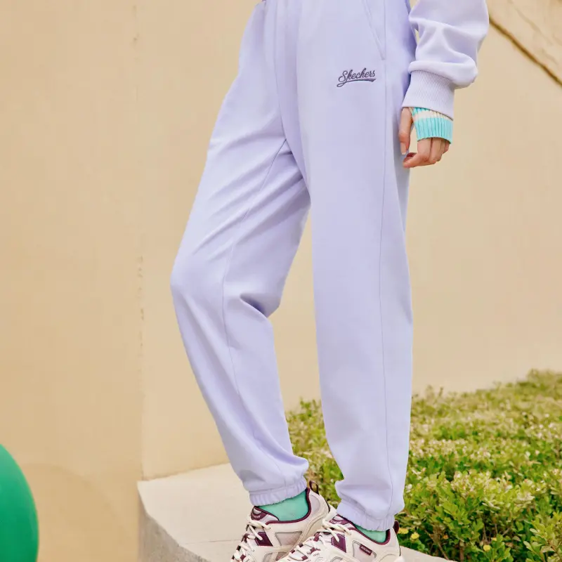 Skechers Knitted Sweatpants Women's Photinia Purple/00FW-4