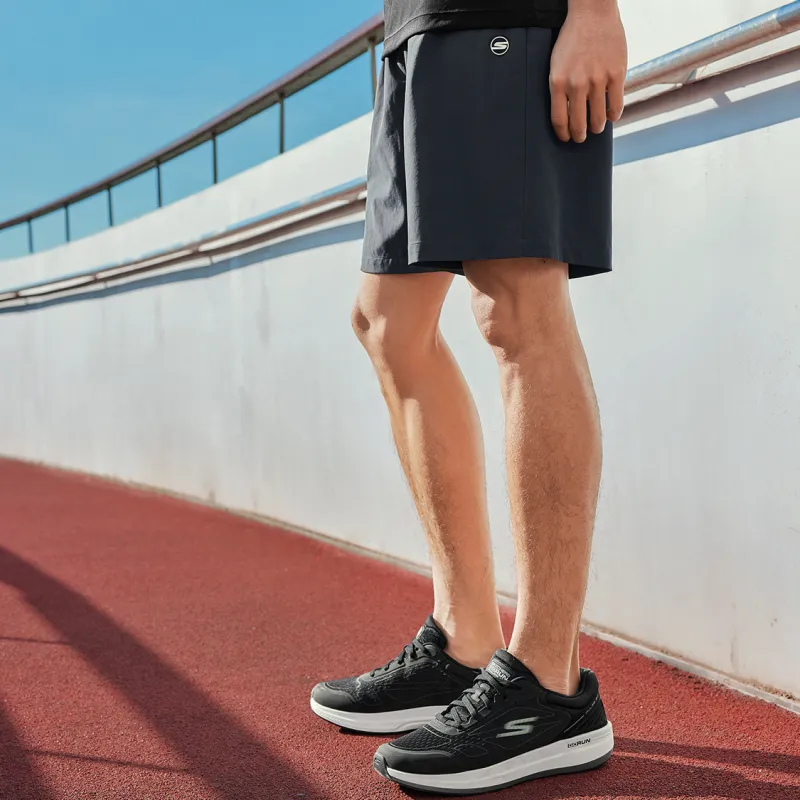 Skechers Casual Shorts Men's Charcoal Gray-4
