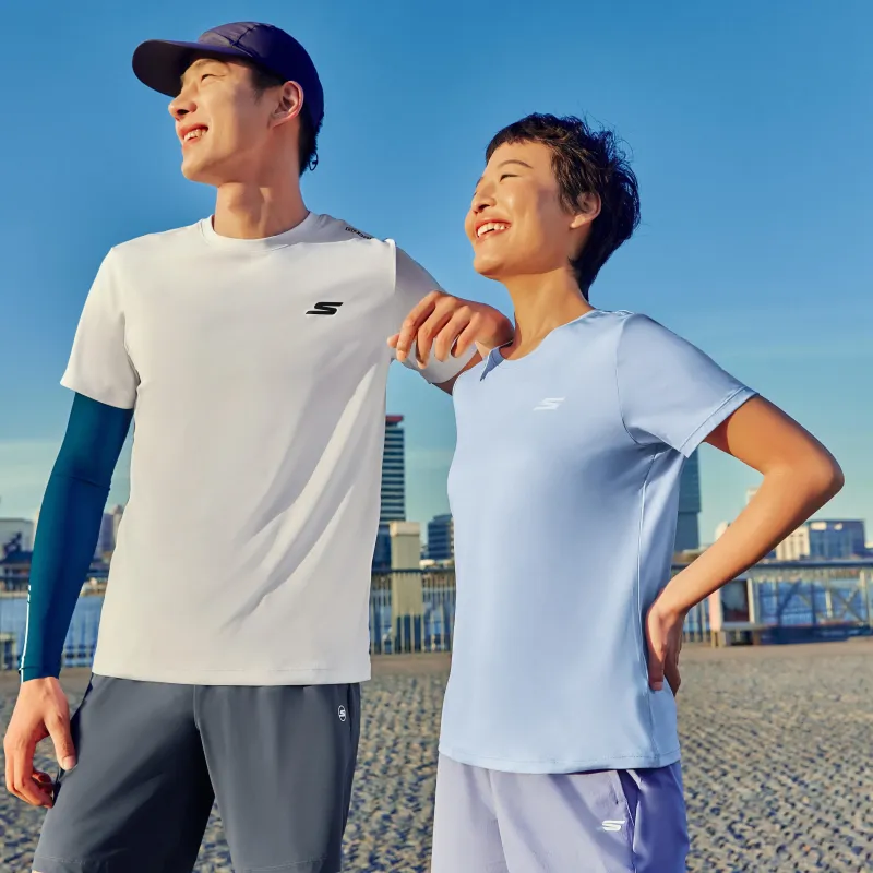 Skechers Comfort Technology Series T-Shirt Men's Bright White-6