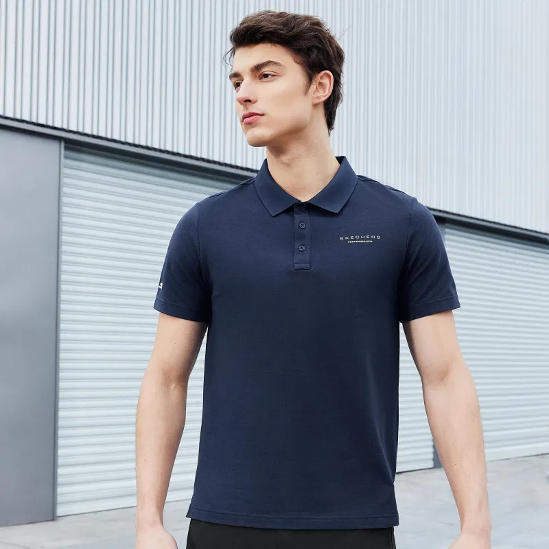 Skechers Polo Shirt Men's Academy Navy-2