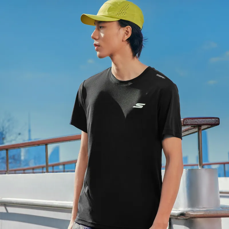 Skechers Comfort Technology Series T Shirt Men's Carbon Black-3
