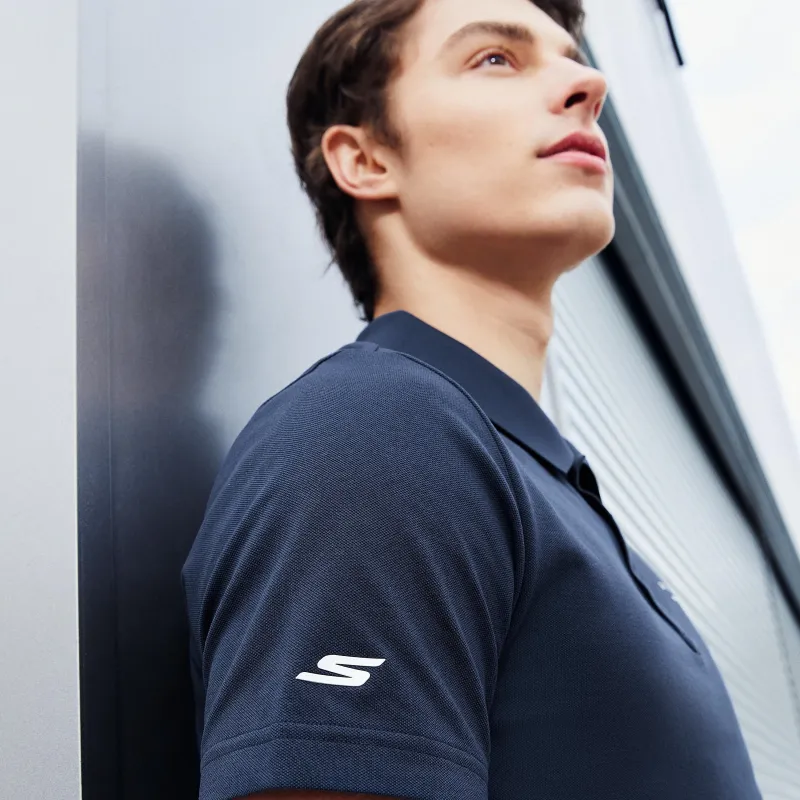 Skechers Polo Shirt Men's Academy Navy-4