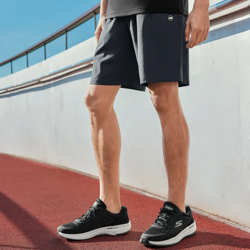 Skechers Casual Shorts Men's Charcoal Gray-5