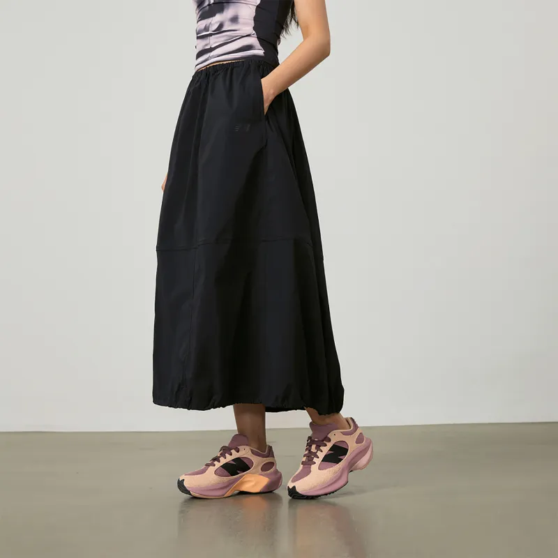 New Balance Casual Long Skirt Women's Black-4