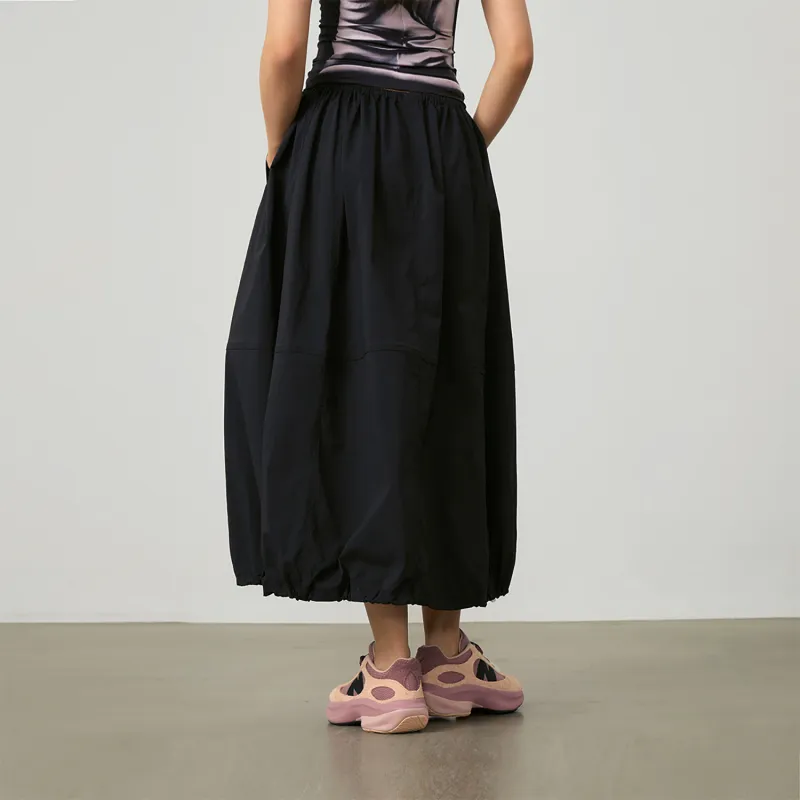 New Balance Casual Long Skirt Women's Black-2