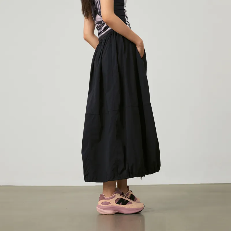 New Balance Casual Long Skirt Women's Black-3