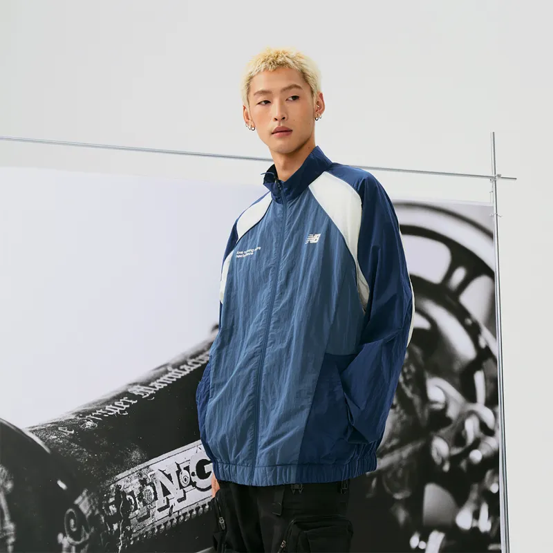 New Balance Jacket Unisex Marine Blue-3
