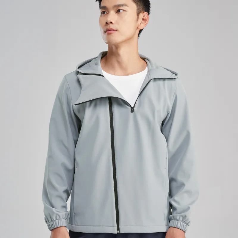 Skechers Waterproof, Thermal, Water Repellent Windbreaker Jacket Men's Cold Gray-5