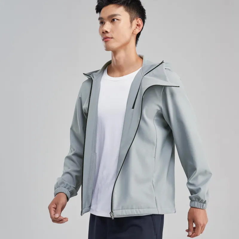 Skechers Waterproof, Thermal, Water Repellent Windbreaker Jacket Men's Cold Gray-4