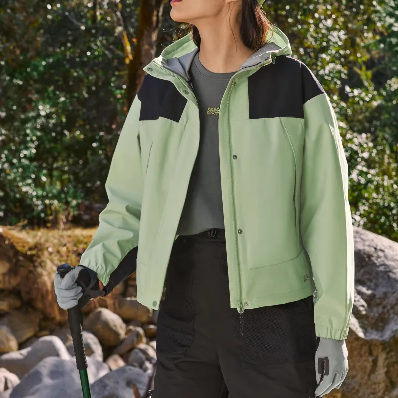 Skechers Jackets Coats Women's Acacia Grass Green-1