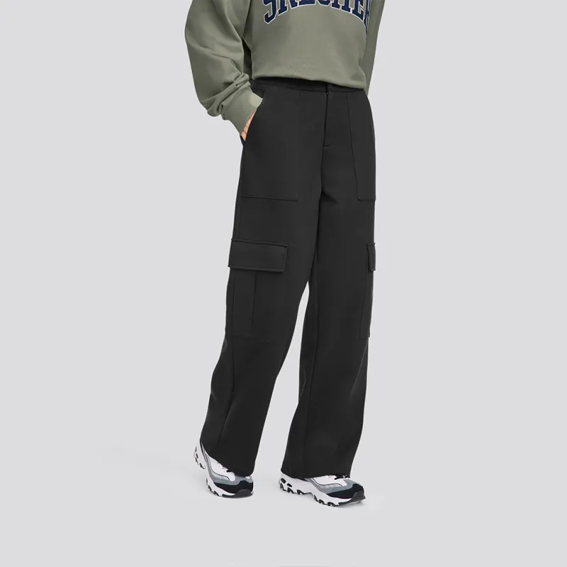 Skechers Loose Fit Cargo Pants Women's Black-4